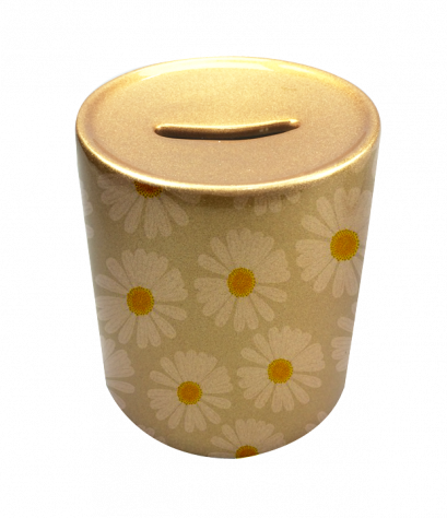 กระปุกออมสิน พิมพ์ Flower Piggy Bank